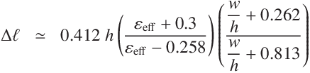 Open end effect length